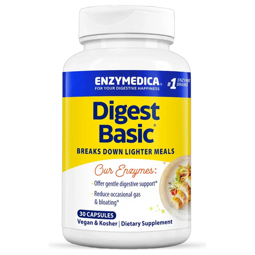 Enzymedica Digest Basic, 30 capsules, front of bottle