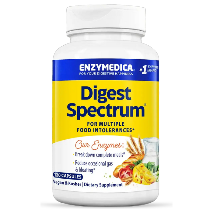 Enzymedica Digest Spectrum, 120 capsules, front of bottle