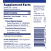 Enzymedica GlutenEase Extra Strength 60 capsules supplement facts label