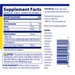 Enzymedica Heartburn Soothe 42 chewable tablets supplement facts label