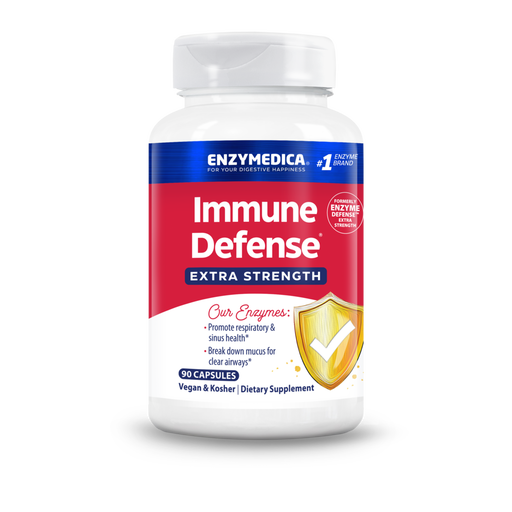Enzymedica Immune Defense Extra Strength, 90 capsules, front of bottle