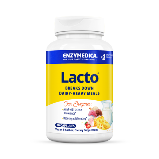 Enzymedica Lacto, 30 capsules, front of bottle