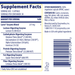 Enzymedica Lacto 30 capsules supplement facts label