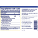 Enzymedica Papaya Gold Advanced Natural Enzyme Formula 60 chewable tablets supplement facts label