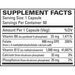 EuroMedica Active B Complex 60 capsules supplement facts label
