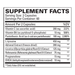 EuroMedica Adrenaplex 120 capsules supplement facts label