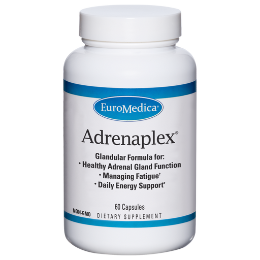 EuroMedica Adrenaplex, 60 capsules, front of bottle