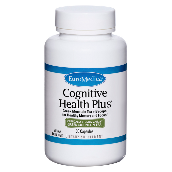 EuroMedica Cognitive Health Plus, 30 capsules, front of bottle