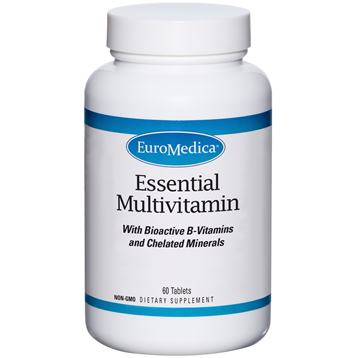 EuroMedica Essential Multivitamin, 60 tablets, front of bottle