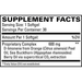 EuroMedica Heartburn Relief 30 softgels supplement facts label