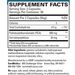 EuroMedica PEA 600 mg Healthy Inflammation Response 60 capsules supplement facts label