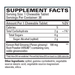 EuroMedica Red Ginseng Energy Chewable 100 mg 30 tablets supplement facts label