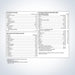 Nutritional information label on a white background