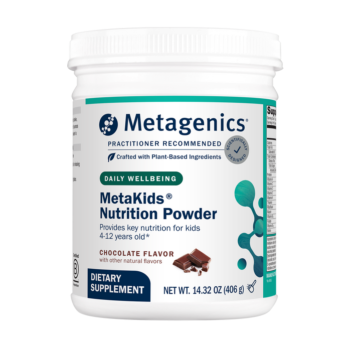 Metagenics, MetaKids Nutrition Powder Chocolate 14 Servings