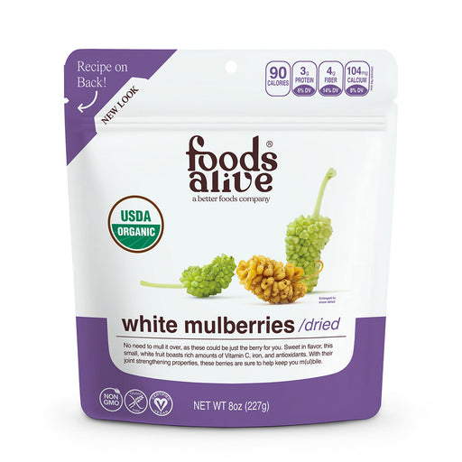 Foods Alive, White Mulberries 8 oz