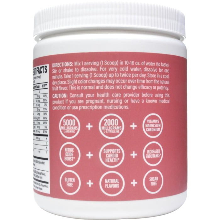 Fenix Nutrition Circulation Cardio Support Green Apple 13.2 oz directions label