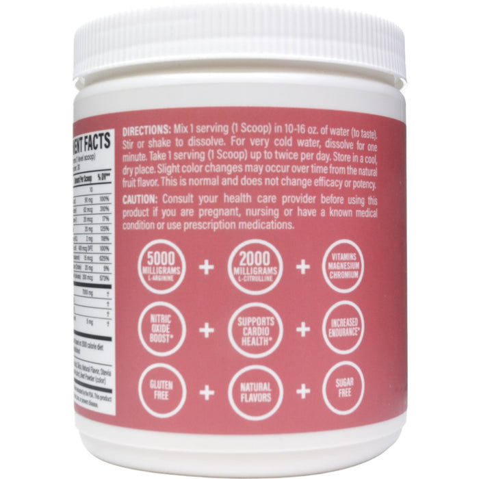 Fenix Nutrition Circulation Cardio Support Mixed Berry 11.1 oz directions label