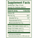 Flora Flax Oil Certified Organic 32 fl oz supplement facts label