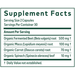 Gaia Herbs PRO Fermented Beet & Maca 60 capsules supplement facts label