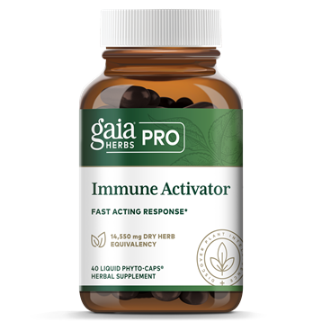 Gaia Herbs PRO Immune Activator, 40 liquid phyto-caps, front of bottle