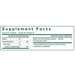 Gaia Herbs PRO Lion's Mane 600 mg 90 gummies supplement facts label