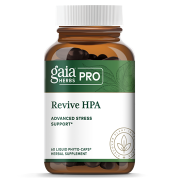 Gaia Herbs PRO Revive HPA, 60 liquid phyto-caps, front of bottle