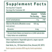 Gaia Herbs PRO Rhodiola 120 mg 60 liquid phyto-caps supplement facts label