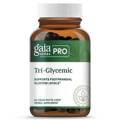 Gaia Herbs PRO Tri-Glycemic, 60 capsules, front of bottle