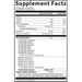 Garden of Life Dr. Formulated Probiotics Organic Kids+ Shelf-Stable Watermelon 30 chewables supplement facts label