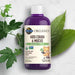 Garden of Life mykind Organics Kids Cough & Mucus Immune Syrup, 3.92 fl oz, bottle with fresh leaves