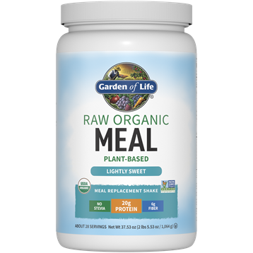 Garden of Life RAW Organic Meal Original, 28 servings, front of tub