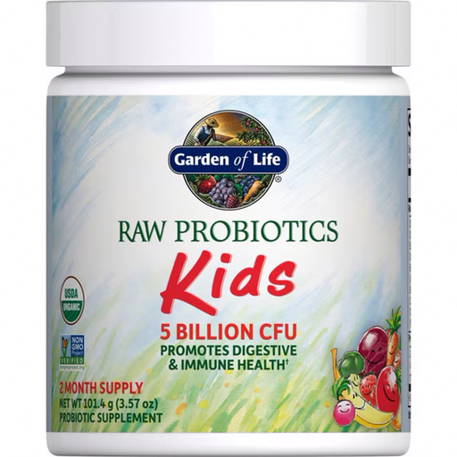 Garden of Life RAW Probiotics Kids, 101.4 g, front of tub