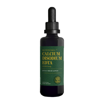 Global Healing Calcium Disodium EDTA, 2 fl oz, front of dropper bottle