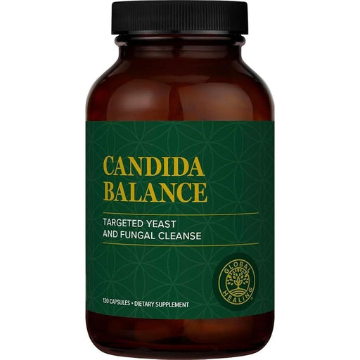 Global Healing Candida Balance, 120 capsules, front of bottle