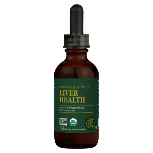 Global Healing Liver Health, 2 fl oz, front of dropper bottle