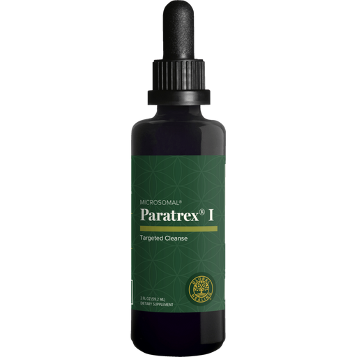Global Healing Microsomal Paratrex I, 2 fl oz, front of dropper bottle