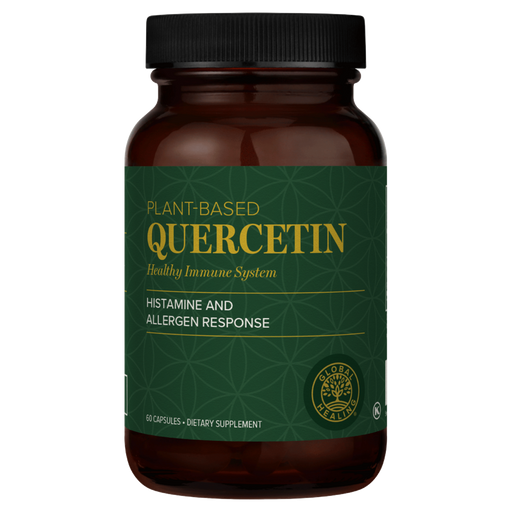 Global Healing Plant-Based Quercetin 250 mg, 60 capsules, front of bottle