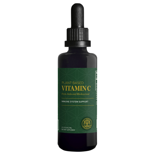 Global Healing Plant-Based Vitamin C, 2 fl oz, front of dropper bottle
