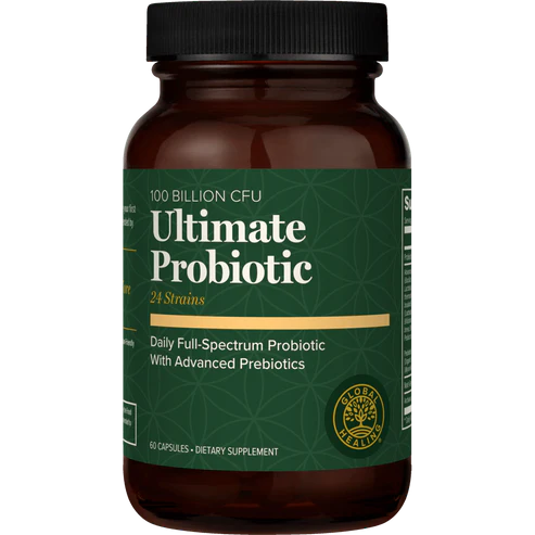 Global Healing Ultimate Probiotic, 60 capsules, front of bottle