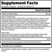 Global Healing Ultimate Probiotic 60 capsules supplement facts label