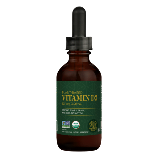 Global Healing Vitamin D3, 2 fl oz, front of dropper bottle