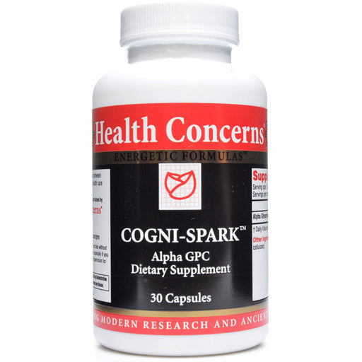 Health Concerns Cogni-spark, 30 capsules, front of bottle