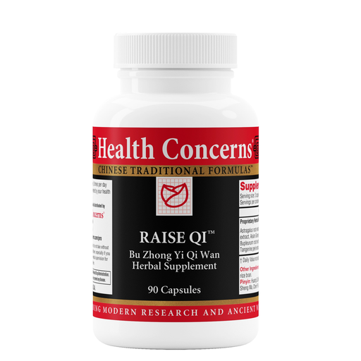 Health Concerns Raise Qi, 90 capsules, front of bottle