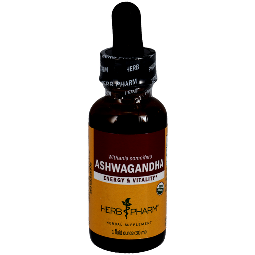 Herb Pharm Ashwagandha, 1 fl oz, front of dropper bottle