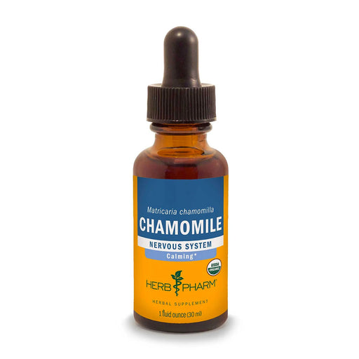 Herb Pharm Chamomile, 1 fl oz, front of dropper bottle