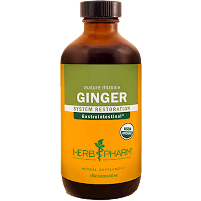Herb Pharm Ginger, 8 fl oz, front of bottle