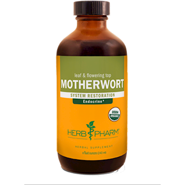 Herb Pharm Motherwort, 8 fl oz, front of bottle