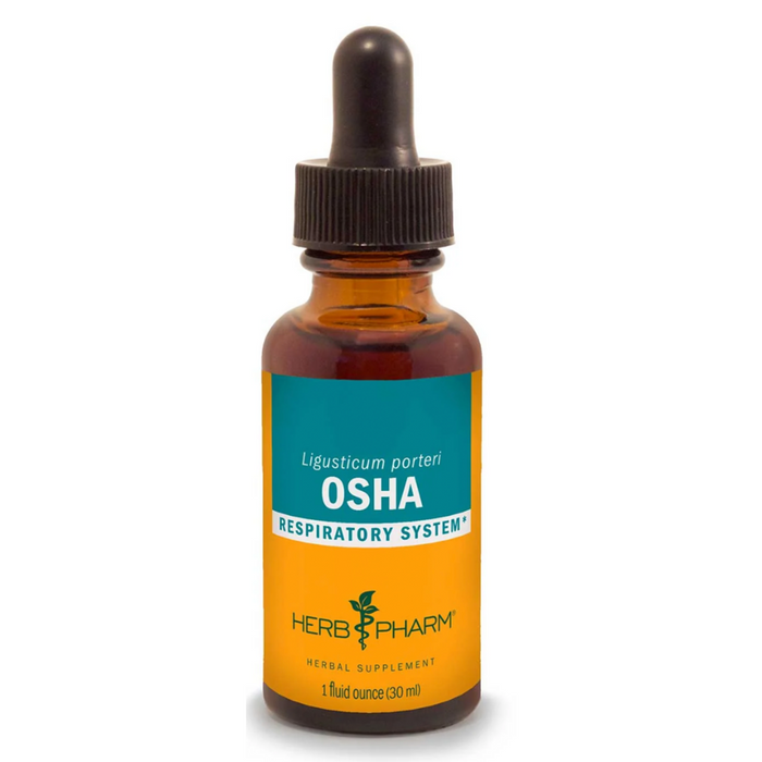 Herb Pharm Osha, 1 fl oz, front of dropper bottle