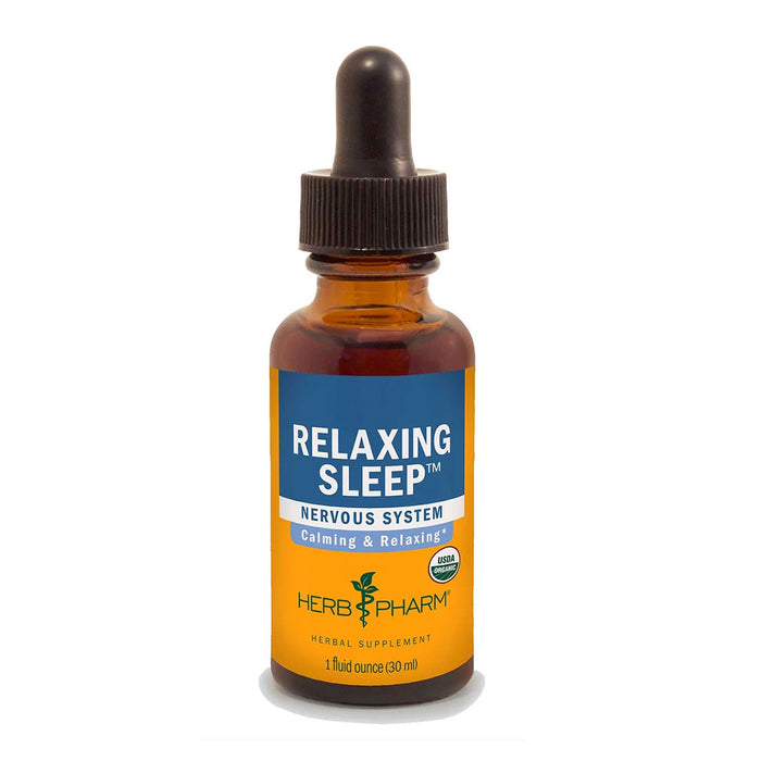 Herb Pharm Relaxing Sleep, 1 fl oz, front of dropper bottle