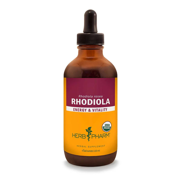 Herb Pharm Rhodiola (Rhodiola rosea), 4 fl oz, front of bottle